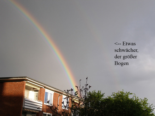 doppelter Regenbogen doppelter Regenbogen