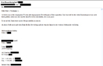 Fehlerhafte, automatische Absage einer Onlineagentur.